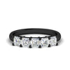 Load image into Gallery viewer, 5-stone-asscher-cut-1.50-carat-diamond-wedding-band-in-black-gold-fdwb8008assleep-1.50ct-nl-bg.jpg?v=1773744975