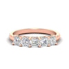 Load image into Gallery viewer, 5-stone-asscher-cut-1.50-carat-diamond-wedding-band-in-rose-gold-fdwb8008assleep-1.50ct-nl-rg.jpg?v=1773744975