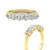 Load image into Gallery viewer, 5-stone-asscher-cut-1.50-carat-diamond-wedding-band-in-yellow-gold-fdwb8008asangle3-1.50ct-nl-yg.jpg?v=1773744975