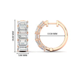 Load image into Gallery viewer, 5-stone-emerald-cut-hoop-earrings-in-rose-gold-fdear11542emangle2-nl-rg-hw.jpg?v=1764910295
