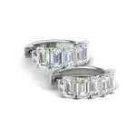 Load image into Gallery viewer, 5-stone-emerald-cut-hoop-earrings-in-white-gold-fdear11542em-nl-wg.jpg?v=1764910295
