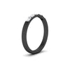 Load image into Gallery viewer, 5-stone-emerald-cut-mini-stacking-wedding-ring-in-black-gold-FD8126EMBANGLE2-0.50CT-NL-BG