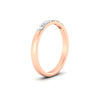 Load image into Gallery viewer, 5-stone-emerald-cut-mini-stacking-wedding-ring-in-rose-gold-FD8126EMBANGLE2-0.50CT-NL-RG