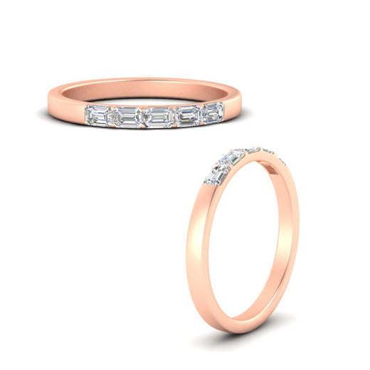 5-stone-emerald-cut-mini-stacking-wedding-ring-in-rose-gold-FD8126EMBANGLE3-0.50CT-NL-RG