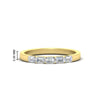 Load image into Gallery viewer, 5-stone-emerald-cut-mini-stacking-wedding-ring-in-yellow-gold-FD8126EMB-0.50CT-NL-YG-HW