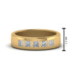 Load image into Gallery viewer, Flat Flush Set Mens Wedding Band