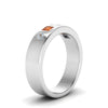 Load image into Gallery viewer, Flat Flush Set Mens Wedding Band