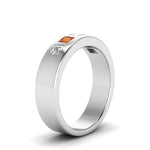 Load image into Gallery viewer, Flat Flush Set Mens Wedding Band
