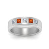 Load image into Gallery viewer, Flat Flush Set Mens Wedding Band