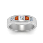 Load image into Gallery viewer, Flat Flush Set Mens Wedding Band
