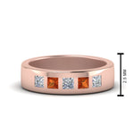 Load image into Gallery viewer, Flat Flush Set Mens Wedding Band
