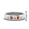 Load image into Gallery viewer, Flat Flush Set Mens Wedding Band