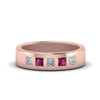 Load image into Gallery viewer, Flat Flush Set Mens Wedding Band
