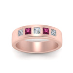 Load image into Gallery viewer, Flat Flush Set Mens Wedding Band
