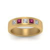 Load image into Gallery viewer, Flat Flush Set Mens Wedding Band