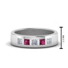 Load image into Gallery viewer, Flat Flush Set Mens Wedding Band