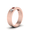 Load image into Gallery viewer, Flat Flush Set Mens Wedding Band