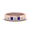 Load image into Gallery viewer, Flat Flush Set Mens Wedding Band