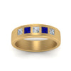 Load image into Gallery viewer, Flat Flush Set Mens Wedding Band
