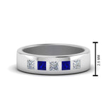 Load image into Gallery viewer, Flat Flush Set Mens Wedding Band
