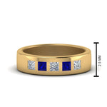 Load image into Gallery viewer, Flat Flush Set Mens Wedding Band
