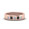 Load image into Gallery viewer, Flat Flush Set Mens Wedding Band