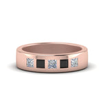 Load image into Gallery viewer, Flat Flush Set Mens Wedding Band
