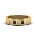 Load image into Gallery viewer, Flat Flush Set Mens Wedding Band
