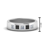 Load image into Gallery viewer, Flat Flush Set Mens Wedding Band
