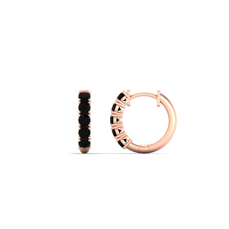 5-stone-huggie-hoop-black-diamond-earrings-in-rose-gold-FDEAR10773GSGBLACKANGLE2-NL-RG