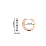 Load image into Gallery viewer, 5-stone-huggie-hoop-diamond-earrings-in-rose-gold-FDEAR10773GSANGLE1-NL-RG_ee030007-ee67-4711-8565-1b4c7573a2f2
