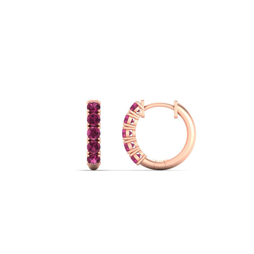 5-stone-huggie-hoop-pink-sapphire-earrings-in-rose-gold-FDEAR10773GSGSADRPIANGLE2-NL-RG