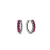 Load image into Gallery viewer, 5-stone-huggie-hoop-pink-sapphire-earrings-in-white-gold-FDEAR10773GSGSADRPIANGLE2-NL-WG