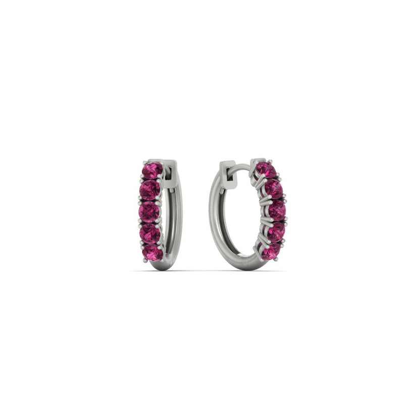 5-stone-huggie-hoop-pink-sapphire-earrings-in-white-gold-FDEAR10773GSGSADRPIANGLE2-NL-WG