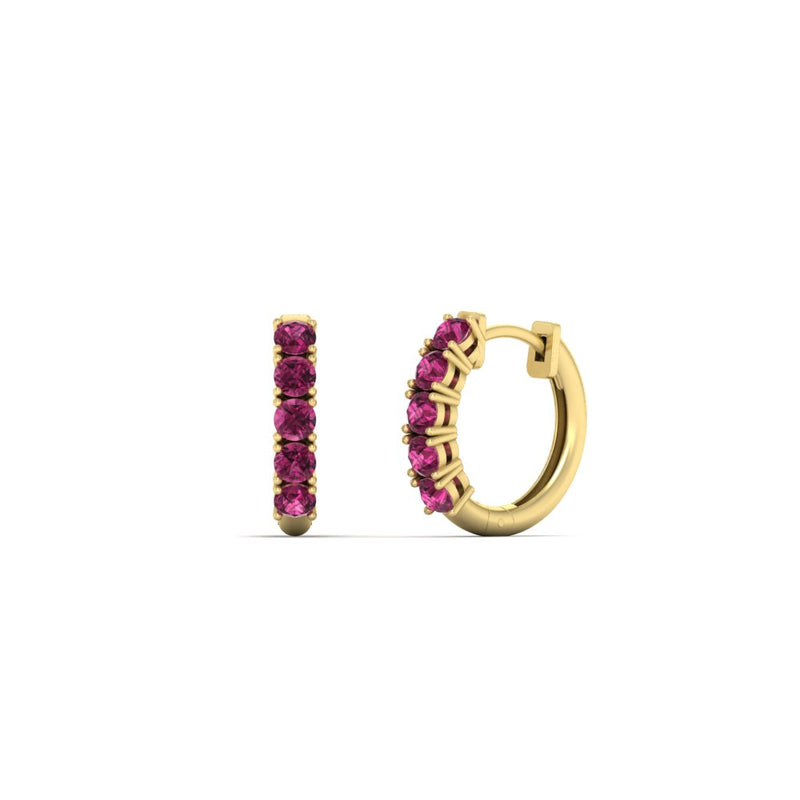 5-stone-huggie-hoop-pink-sapphire-earrings-in-yellow-gold-FDEAR10773GSGSADRPIANGLE2-NL-YG