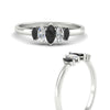 Load image into Gallery viewer, 5-stone-marquise-black-diamond-half-carat-women-wedding-band-in-white-gold-fdwb8008mqblackangle3-0.50ct-nl-wg.jpg