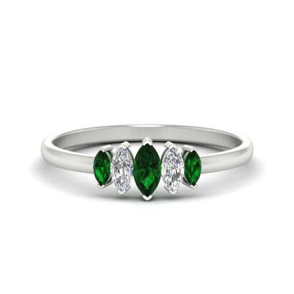 5-stone-marquise-emerald-half-carat-women-wedding-band-in-white-gold-fdwb8008mqgemgrsleep-0.50ct-nl-wg.jpg