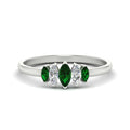 Thumbnail 18 - 5-stone-marquise-emerald-half-carat-women-wedding-band-in-white-gold-fdwb8008mqgemgrsleep-0.50ct-nl-wg.jpg