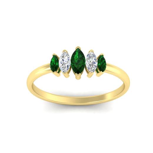 5-stone-marquise-emerald-half-carat-women-wedding-band-in-yellow-gold-fdwb8008mqgemgrangle5-0.50ct-nl-yg.jpg