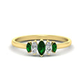 Thumbnail 78 - 5-stone-marquise-emerald-half-carat-women-wedding-band-in-yellow-gold-fdwb8008mqgemgrsleep-0.50ct-nl-yg.jpg
