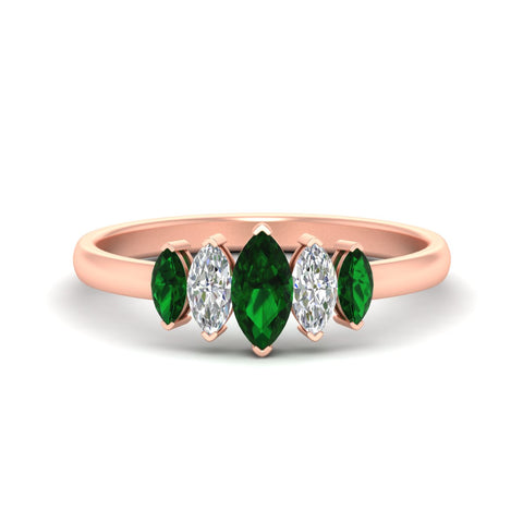 5-stone-marquise-emerald-one-carat-women-wedding-band-in-rose-gold-fdwb8008mqgemgrsleep-1.00ct-nl-rg.jpg