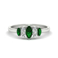 Thumbnail 19 - 5-stone-marquise-emerald-one-carat-women-wedding-band-in-white-gold-fdwb8008mqgemgrsleep-1.00ct-nl-wg.jpg