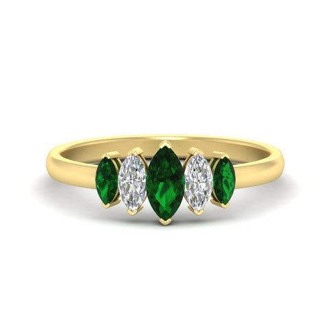 5-stone-marquise-emerald-one-carat-women-wedding-band-in-yellow-gold-fdwb8008mqgemgrsleep-1.00ct-nl-yg.jpg