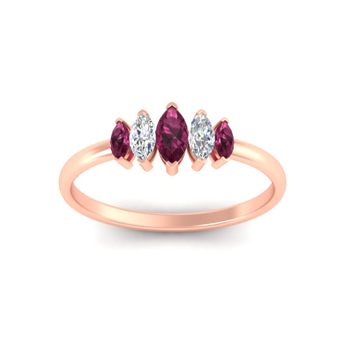 5-stone-marquise-pink-sapphire-half-carat-women-wedding-band-in-rose-gold-fdwb8008mqgsadrpiangle5-0.50ct-nl-rg.jpg