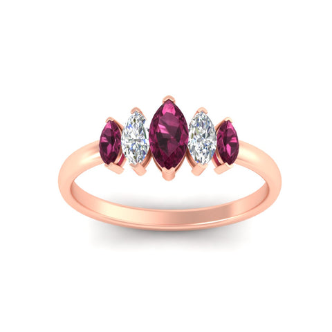 5-stone-marquise-pink-sapphire-one-carat-women-wedding-band-in-rose-gold-fdwb8008mqgsadrpiangle5-1.00ct-nl-rg.jpg