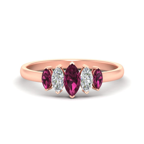 5-stone-marquise-pink-sapphire-one-carat-women-wedding-band-in-rose-gold-fdwb8008mqgsadrpisleep-1.00ct-nl-rg.jpg