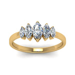 Load image into Gallery viewer, 5-stone-marquise-ring-1-carat-in-yellow-gold-FD8008-1.0CTMQB-NL-YG.jpg
