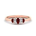 Thumbnail 53 - 5-stone-marquise-ruby-half-carat-women-wedding-band-in-rose-gold-fdwb8008mqgrudrsleep-0.50ct-nl-rg.jpg