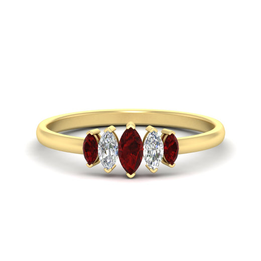 5-stone-marquise-ruby-half-carat-women-wedding-band-in-yellow-gold-fdwb8008mqgrudrsleep-0.50ct-nl-yg.jpg