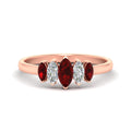 Thumbnail 54 - 5-stone-marquise-ruby-one-carat-women-wedding-band-in-rose-gold-fdwb8008mqgrudrsleep-1.00ct-nl-rg.jpg